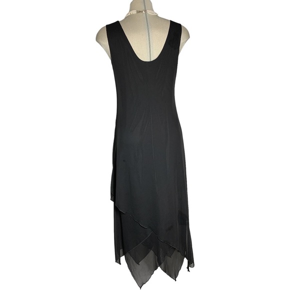 * NEW* AGB Black Embellishments Formal Sleeveless Dress Size M - Picture 9 of 17